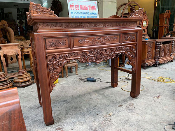 Bàn thờ như ý 1m53 gỗ Gụ