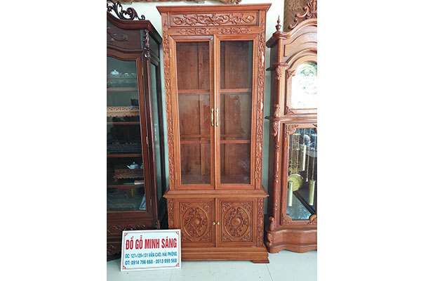 Tủ bày đồ gỗ Hương Đá
